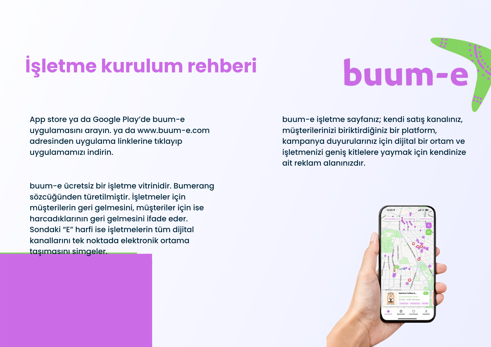 buum-e İşletme Kurulum Rehberi - Giriş